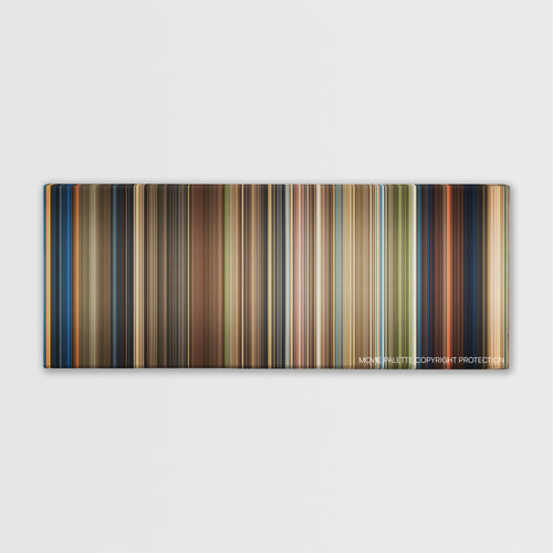 The Spiderwick Chronicles color palette canvas print: thousands of thin vertical stripes of color
