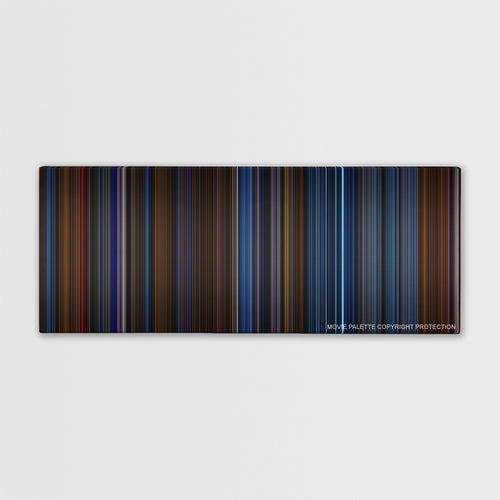 Blade II color palette canvas print: thousands of thin vertical stripes of color