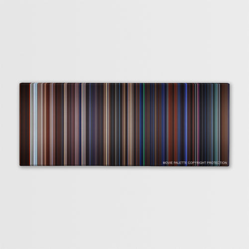 Gremlins color palette canvas print: thousands of thin vertical stripes of color