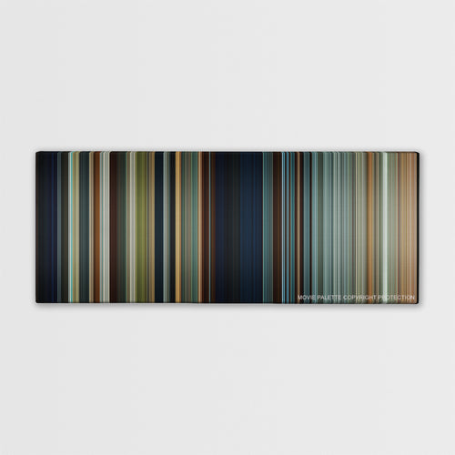 The Chronicles of Narnia: Prince Caspian color palette canvas print: thousands of thin vertical stripes of color