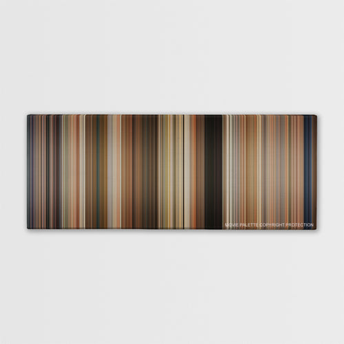 Sweet Home Alabama color palette canvas print: thousands of thin vertical stripes of color