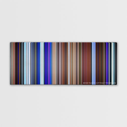 Soul color palette canvas print: thousands of thin vertical stripes of color
