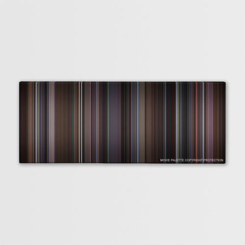 The Sixth Sense color palette canvas print: thousands of thin vertical stripes of color