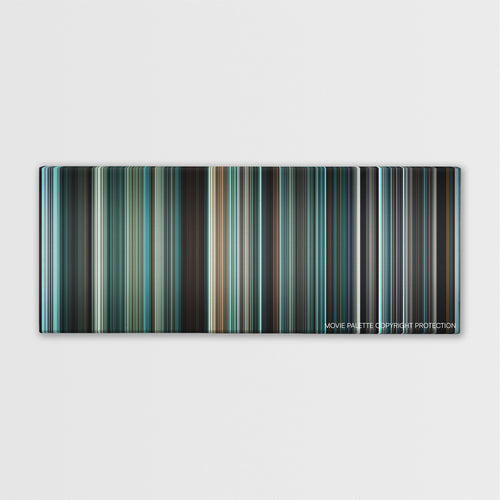 Biutiful color palette canvas print: thousands of thin vertical stripes of color