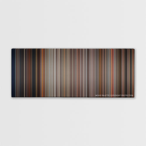 Speed color palette canvas print: thousands of thin vertical stripes of color