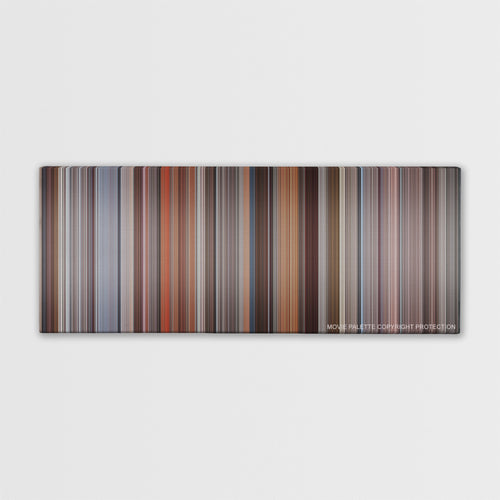 Primal Fear color palette canvas print: thousands of thin vertical stripes of color
