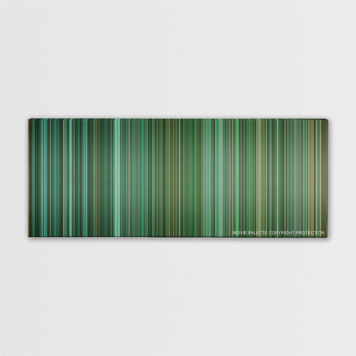 Unstoppable color palette canvas print: thousands of thin vertical stripes of color