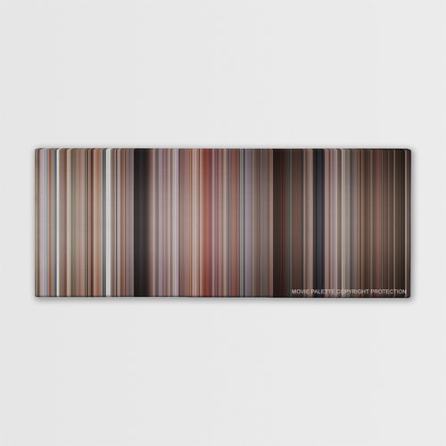 Misery color palette canvas print: thousands of thin vertical stripes of color