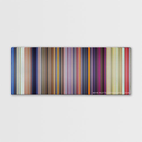 Dumbo color palette canvas print: thousands of thin vertical stripes of color