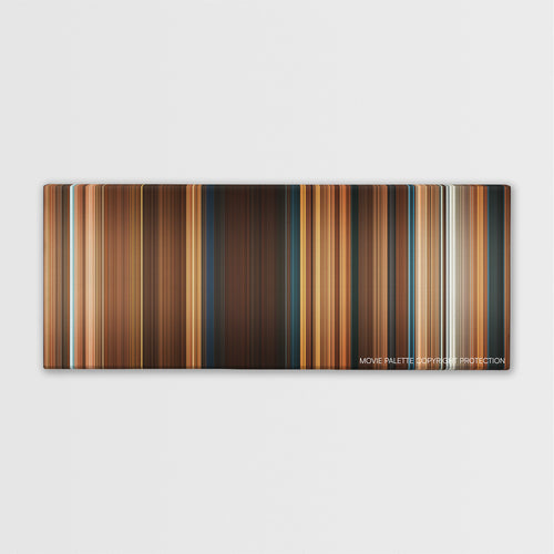 Ghosts of Girlfriends Past color palette canvas print: thousands of thin vertical stripes of color