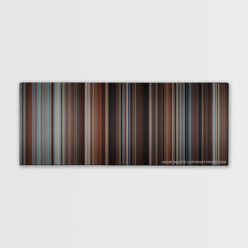 Love & Other Drugs color palette canvas print: thousands of thin vertical stripes of color
