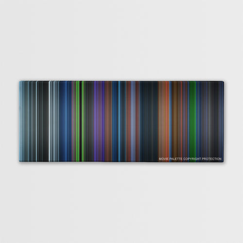 Corpse Bride color palette canvas print: thousands of thin vertical stripes of color