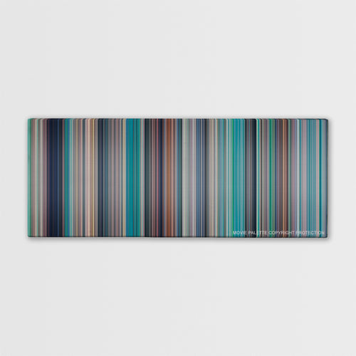 Kiki's Delivery Service color palette canvas print: thousands of thin vertical stripes of color