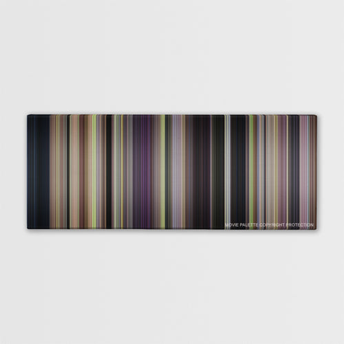 A Walk to Remember color palette canvas print: thousands of thin vertical stripes of color