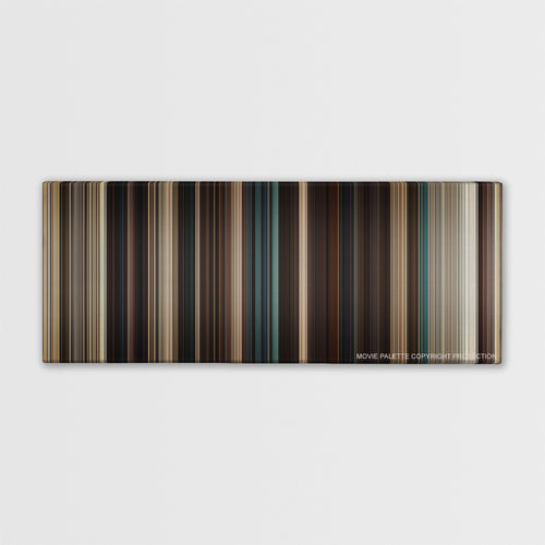 Fast Five color palette canvas print: thousands of thin vertical stripes of color