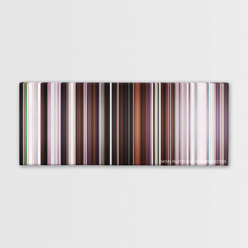 The Bling Ring color palette canvas print: thousands of thin vertical stripes of color