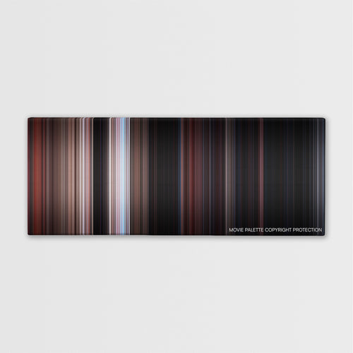 Rebel Without a Cause color palette canvas print: thousands of thin vertical stripes of color