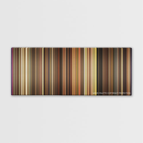 My Week with Marilyn color palette canvas print: thousands of thin vertical stripes of color