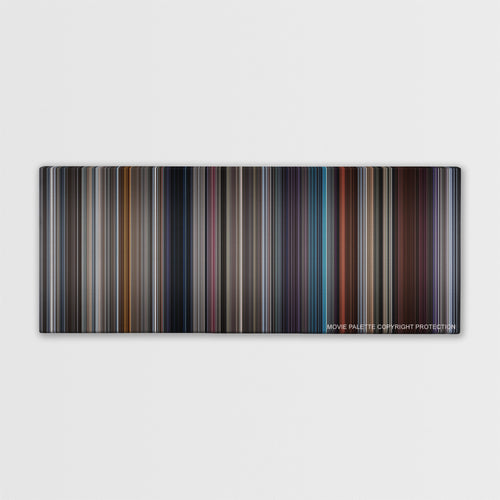 K-PAX color palette canvas print: thousands of thin vertical stripes of color