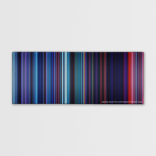 Pocahontas color palette canvas print: thousands of thin vertical stripes of color