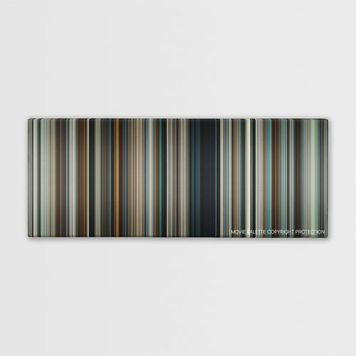 Snitch color palette canvas print: thousands of thin vertical stripes of color