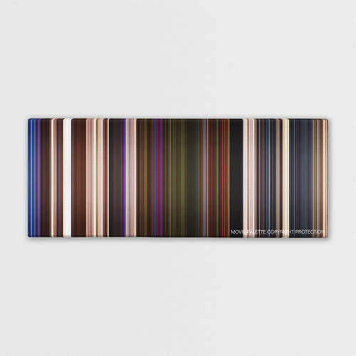 Rambo: Last Blood color palette canvas print: thousands of thin vertical stripes of color