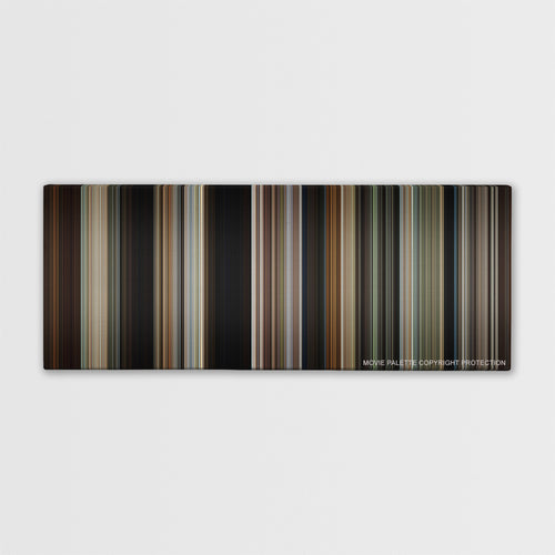 Butch Cassidy and the Sundance Kid color palette canvas print: thousands of thin vertical stripes of color