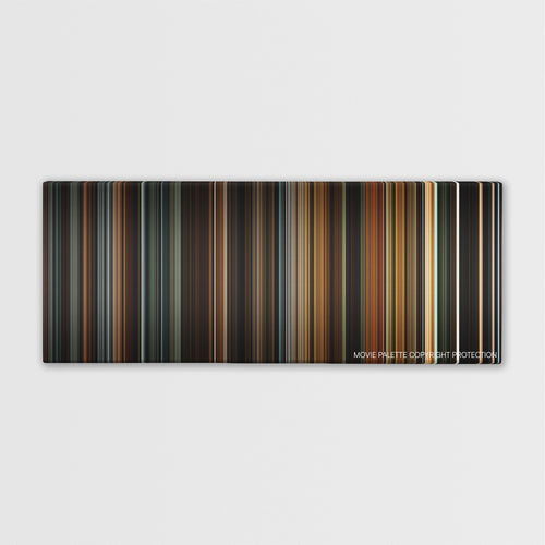 La Vie En Rose color palette canvas print: thousands of thin vertical stripes of color