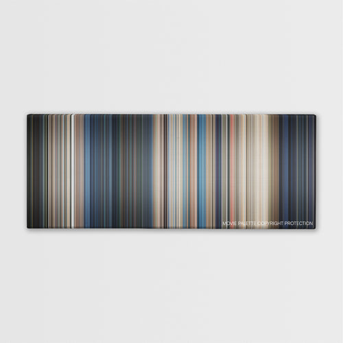 Universal Soldier color palette canvas print: thousands of thin vertical stripes of color