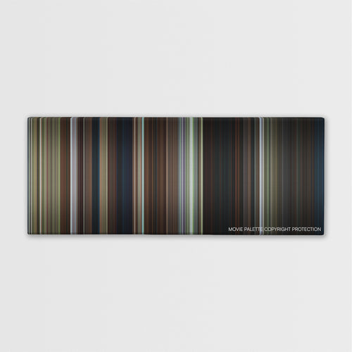 Pet Sematary color palette canvas print: thousands of thin vertical stripes of color