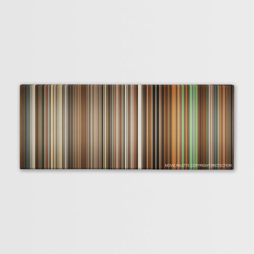 Blitz color palette canvas print: thousands of thin vertical stripes of color