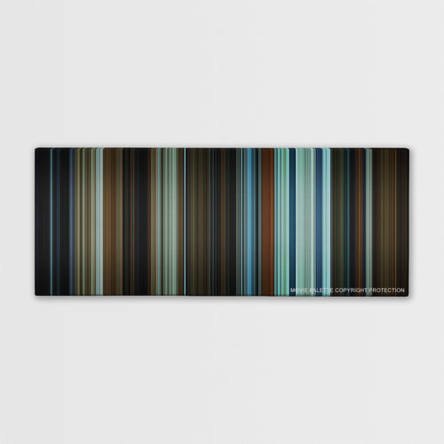 The Invisible Man color palette canvas print: thousands of thin vertical stripes of color