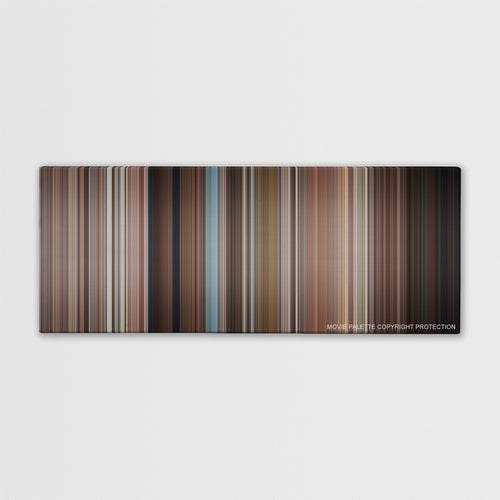 The Birds color palette canvas print: thousands of thin vertical stripes of color