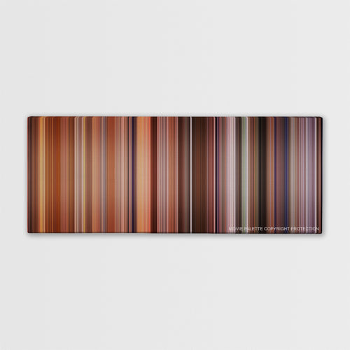 Falling Down color palette canvas print: thousands of thin vertical stripes of color