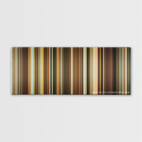 How to Be Single color palette canvas print: thousands of thin vertical stripes of color