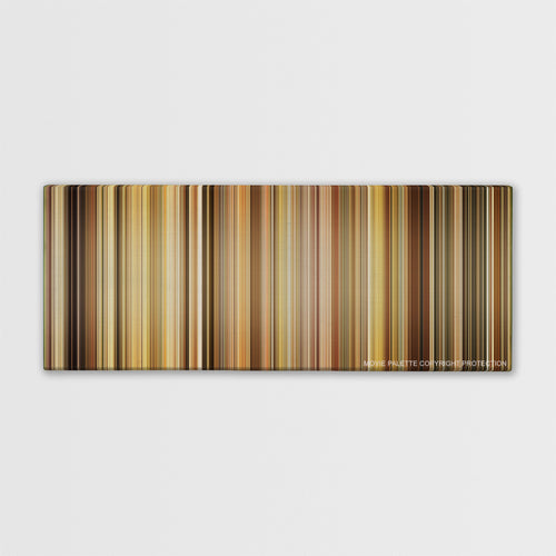 Leon: The Professional color palette canvas print: thousands of thin vertical stripes of color