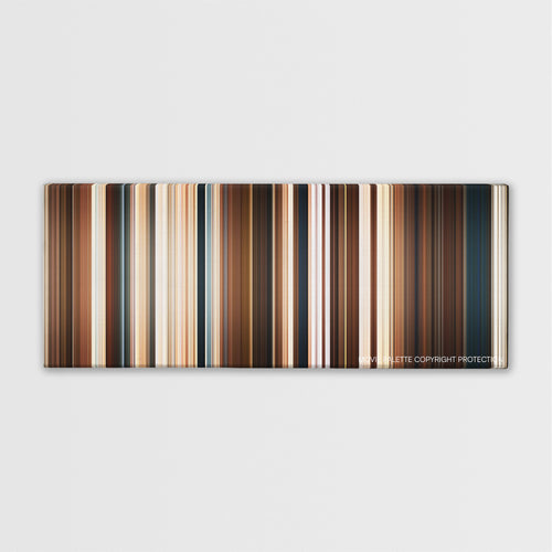 The Searchers color palette canvas print: thousands of thin vertical stripes of color