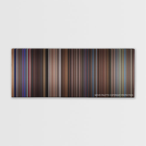 Weird Science color palette canvas print: thousands of thin vertical stripes of color