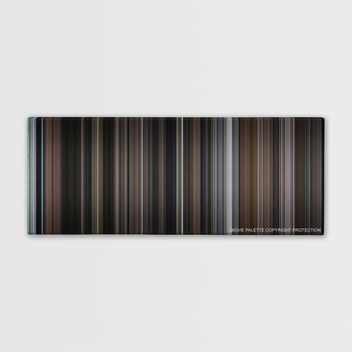 Sleepless in Seattle color palette canvas print: thousands of thin vertical stripes of color