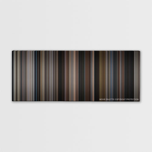 Girl, Interrupted color palette canvas print: thousands of thin vertical stripes of color