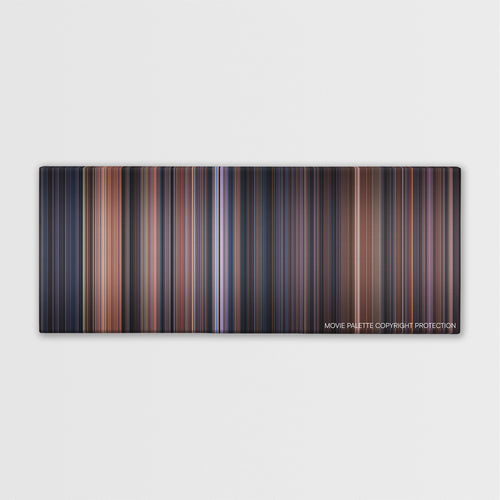 Thir13en Ghosts color palette canvas print: thousands of thin vertical stripes of color