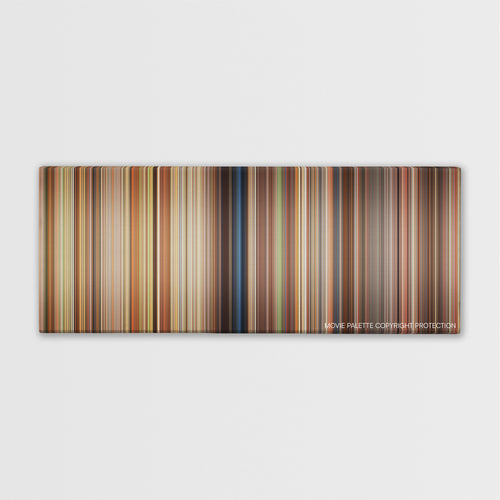 Garfield color palette canvas print: thousands of thin vertical stripes of color