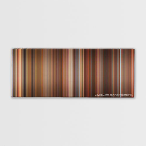 The House Bunny color palette canvas print: thousands of thin vertical stripes of color