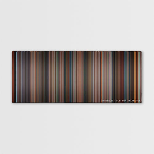 The Ninth Gate color palette canvas print: thousands of thin vertical stripes of color