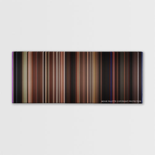 Mulholland Drive color palette canvas print: thousands of thin vertical stripes of color