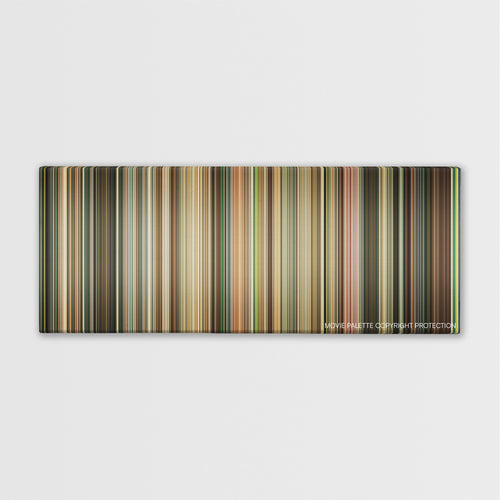 Elite Squad 2: The Enemy Within color palette canvas print: thousands of thin vertical stripes of color