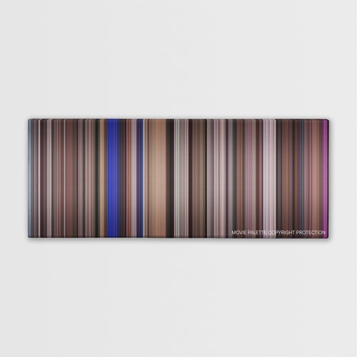 Cocktail color palette canvas print: thousands of thin vertical stripes of color