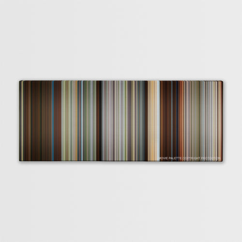 Need for Speed color palette canvas print: thousands of thin vertical stripes of color