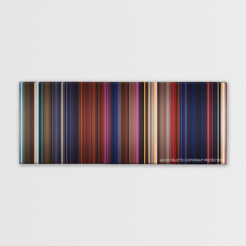 House of 1000 Corpses color palette canvas print: thousands of thin vertical stripes of color
