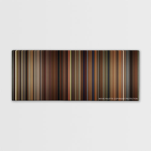 Walk the Line color palette canvas print: thousands of thin vertical stripes of color